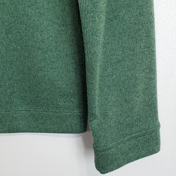NWT Rhone commuter 1/4 zip long sleeve knit pullover sweater trekking green